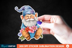 Mothers Day Gnome Clipart, Sticker PNG Clipart Product Image 1