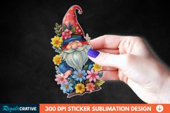 Mothers Day Gnome Clipart, Sticker PNG Clipart Product Image 1