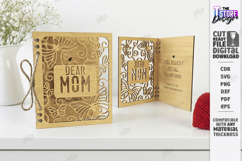 Mother's Day Greeting Card Laser Cut | 3D Floral Cards SVG Product Image 1