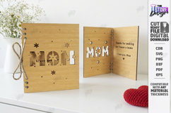 Mother's Day Greeting Card Laser Cut | 3D Floral Card Laser Product Image 1