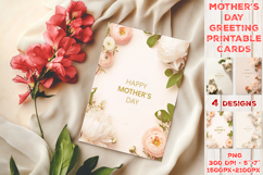 Bundle of Watercolor Mother’s Day Printable Card with Flower Product Image 4