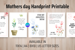 Mother Day Handprint Printable Editable PDF Product Image 2