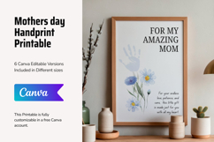 Mother Day Handprint Printable Editable PDF Product Image 5