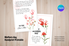 Mother Day Handprint Printable Editable PDF Product Image 9