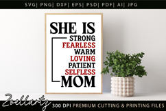 Mothers Day SVG for Cricut Mama Mummy Mom T-shirt Mug Design Product Image 1