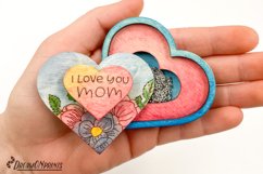 Mother's Day Jewelry Box Laser Cut Design Product Image 7