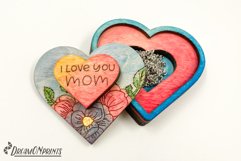 Mother's Day Jewelry Box Laser Cut Design Product Image 4