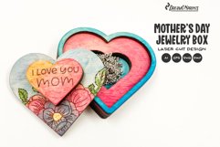 Mother's Day Jewelry Box Laser Cut Design Product Image 1