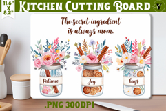 Kitchen Cutting Board | Mother&#039;s Day | The secret ingredient Product Image 1