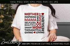 Mothers Day Subway Art SVG Mummy Mama Mom T-shirt Mug Design Product Image 3