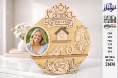 Mother's Day Miniature Roombox Laser Cut | 3D Layered Boxes Product Image 1