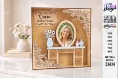 Mother's Day Miniature Roombox Laser Cut | 3D Layered Boxes Product Image 1