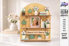 Mother's Day Miniature Roombox Laser Cut | 3D Layered Boxes Product Image 1