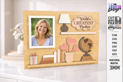 Mother's Day Miniature Roombox Laser Cut | 3D Layered Boxes Product Image 1