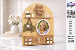 Mother's Day Miniature Roombox Laser Cut | 3D Layered Boxes Product Image 1