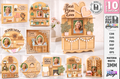 Mother's Day Miniature Roombox Laser Cut Bundle | 3D Layered Product Image 1