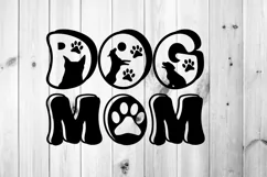 Dog Mom SVG. Paw Prints. Mothers Day SVG. Dog Mom Quote Product Image 2