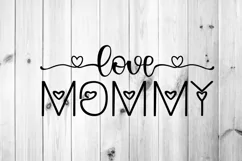 Mothers Day SVG. Mom SVG. Mom Heart. Mother Birthday. Product Image 2