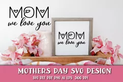Mother Day SVG. Mom SVG. Mom Heart. Mother Birthday. Product Image 1