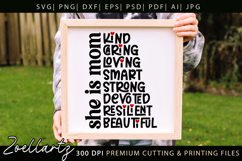 Mothers Day SVG for Cricut Mommy Mom Mama T-shirt Mug Design Product Image 6