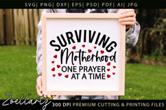 Motherhood Mom SVG for Cricut Mothers Day T-shirt Mug Design Product Image 6