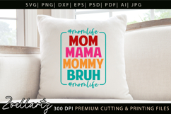 Funny Mom Life SVG for Cricut Mothers Day T-shirt Mug Design Product Image 5