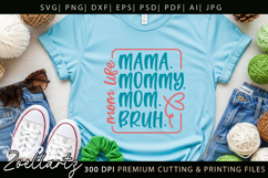 Funny Mom Life SVG for Cricut Mothers Day T-shirt Mug Design Product Image 5
