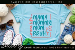 Funny Mom Life SVG for Cricut Mothers Day T-shirt Mug Design Product Image 5
