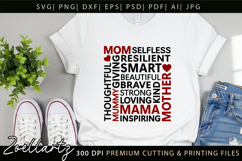 Mothers Day Subway Art SVG Mummy Mama Mom T-shirt Mug Design Product Image 3