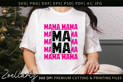 Mothers Day SVG for Cricut Mummy Mama Mom T-shirt Mug Design Product Image 4
