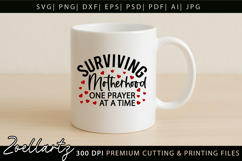 Motherhood Mom SVG for Cricut Mothers Day T-shirt Mug Design Product Image 5
