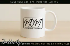Mothers Day SVG Fathers Day SVG Mom Dad T-shirt Mug Design Product Image 4