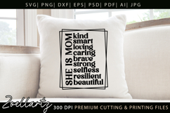 Mothers Day SVG for Cricut Mommy Mom Mama T-shirt Mug Design Product Image 3