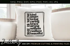 Mothers Day SVG for Cricut Mommy Mom Mama T-shirt Mug Design Product Image 3