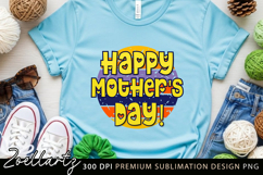 Mothers Day Sublimation PNG Mom Mama T-shirt Mug Card Design Product Image 4