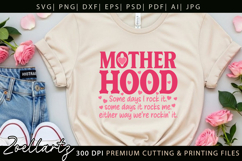 Motherhood Mom SVG for Cricut Mothers Day T-shirt Mug Design Product Image 3