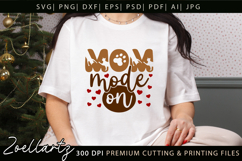 Cat Mom SVG for Cricut Mothers Day T-shirt Mug Pillow Design Product Image 1