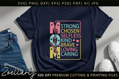 Mothers Day SVG for Cricut Mama Mummy Mom T-shirt Mug Design Product Image 2