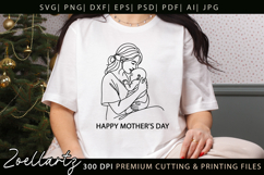 Mothers Day SVG for Cricut Mom Mama T-shirt Mug Card Design Product Image 2