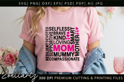 Mothers Day Subway Art SVG Mummy Mama Mom T-shirt Mug Design Product Image 5