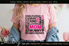 Mothers Day Subway Art SVG Mummy Mama Mom T-shirt Mug Design Product Image 5