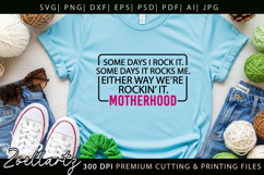 Motherhood Mom SVG for Cricut Mothers Day T-shirt Mug Design Product Image 5