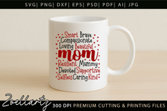 Mothers Day Subway Art SVG Mummy Mama Mom T-shirt Mug Design Product Image 3