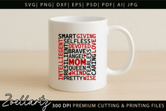 Mothers Day Subway Art SVG Mummy Mama Mom T-shirt Mug Design Product Image 4