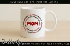 Mothers Day SVG for Cricut Mummy Mama Mom T-shirt Mug Design Product Image 5