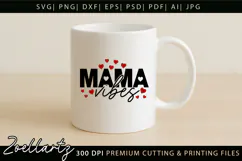 Mothers Day SVG for Cricut Mama Mummy Mom T-shirt Mug Design Product Image 6
