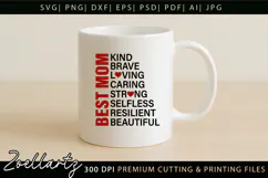 Mothers Day SVG for Cricut Mama Mummy Mom T-shirt Mug Design Product Image 3
