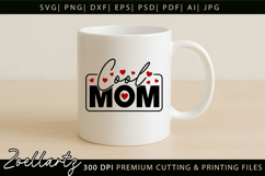 Mothers Day SVG for Cricut Mama Mummy Mom T-shirt Mug Design Product Image 3