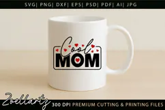 Mothers Day SVG for Cricut Mama Mummy Mom T-shirt Mug Design Product Image 3