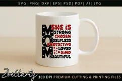 Mothers Day SVG Mama Mommy She Is Mom T-shirt Mug Design Product Image 4